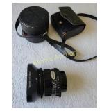 Pentax Takumar 1:3.5 28mm Lens W/Hood Filter Cases