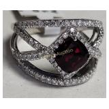 beautiful 14K Tourmaline & Diamond Ring W/Appraisl