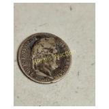 1841 1/4 Franc france Silver 900 Nice