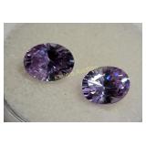 gemstones 4.5 carat appx tw oval purple sapphires?