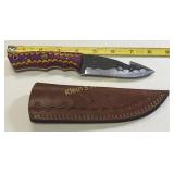 hand made tactical hunting knife w/sheath