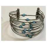 vtg blue moon cuff bracelet