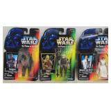 vtg star wars figurines lot of 3 mint in orig pkg