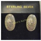 estate sterling earrings SW style