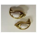 rare trifari gold tone Jelly belly