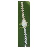 vtg Croton Watch japan Crystals stainless steel