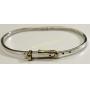 sterling w/gold wash belt bracelet taxco