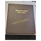 1986-2025 silver eagle coin collection 40  coins