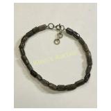 turmulated quartz bracelet w/sterling 8 1/2"