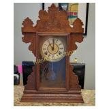 antique fancy EN welch mantel clock sessions works