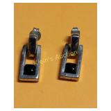 Napier onyx pierced Earrings