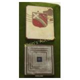 pair of vtg ladies compacts bourjois paris too