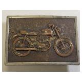triumph harley honda motorcycle belt buckle