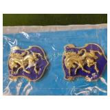6th Calvary army  regiment unit crests new pair!