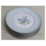 germany Royal tettau 7 dawn rose plates china