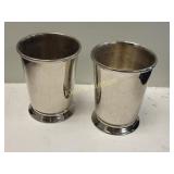Sheridan Silver Kentucky derby Mint Julep cups