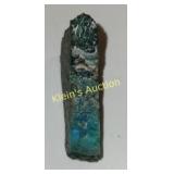 slab of chrysocolla 29 carats! gemstone