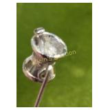 sterling silver stick pin brooch physician or pha