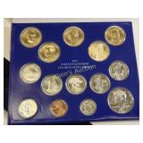 2013 US mint coin set uncirculated Philadelphia