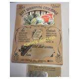 vtg zito card, gift wrap ensemble & Scottie dogs