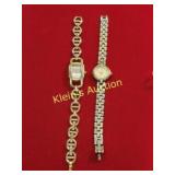 watches mother of pearl  & ltd lot of 2 Nice