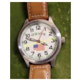 American flag watch glows! Orvis Watch