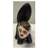cast iron skunk doorstop anti-hitler