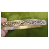 sterling bangle bracelet vtg Danecraft?