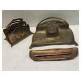 Bradley & Hubbard Bronzed Art Nouveau desk set
