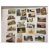 antique and vintage postcards asst lot of 24
