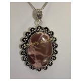 gorgeous coffee jasper oval cabochon german silver