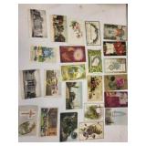 antique and vintage post cards lot of 23