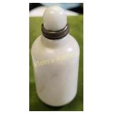 heavy white vtg jade? snuff bottle