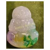 vtg carved jade jadeite 2" tall see pics