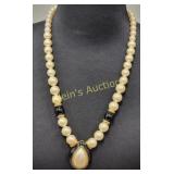 Napier signed faux pearl necklace nice!