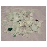 genuine sea tumbled glass 1 lb + greens too