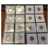 16  2009 Lincoln cent series & us treasury commera