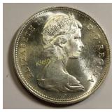 1965 canada silver dollar voyager coin