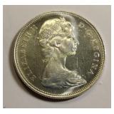 1966 canada silver dollar coin BU!