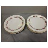arzberg  athena rose 6" china plates lot of 10