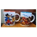 vtg Disney ceramic coffee mugs lot of 2