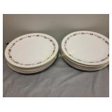 Arzberg  athena rose 10" china plates lot of 12