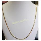 14K yellow gold 30" necklace gorgeous