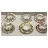 Porcelain ramekin or small fruit bowls limoges+12p
