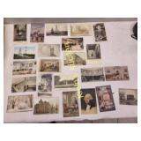antique lot of 23 pc  postcards vintage