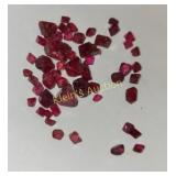 estate gemstone lot 9.5 carats rubies