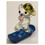 swarovski crystal kris bear skater bear