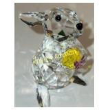swarovski rabbit with yellow easter egg