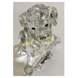 swarovski crystal Labrador dog figurine