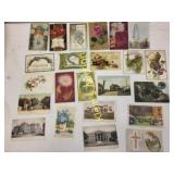 lot of 23  antique and vintage post cards